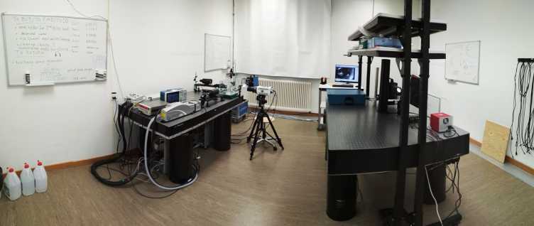 Enlarged view: Optics and acoustics lab run by Supponen group.